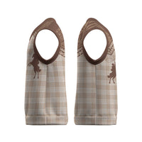 Aloha Hawaii Cowboys Paniolo Christmas Knitted V-Neck Vest Beige Palaka LT7 - Polynesian Pride