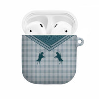 Aloha Hawaii Cowboys Paniolo AirPods Case Teal Palaka - Polynesian Pride