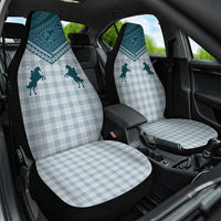 Aloha Hawaii Cowboys Paniolo Car Seat Cover Teal Palaka LT7 One Size Teal - Polynesian Pride