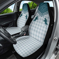 Aloha Hawaii Cowboys Paniolo Car Seat Cover Teal Palaka LT7 - Polynesian Pride