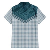 Aloha Hawaii Cowboys Paniolo Family Matching Summer Maxi Dress and Hawaiian Shirt Teal Palaka LT7 - Polynesian Pride