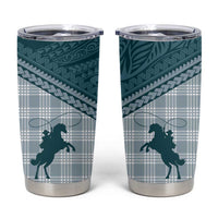 Aloha Hawaii Cowboys Paniolo Tumbler Cup Teal Palaka LT7 Teal - Polynesian Pride