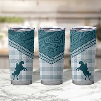 Aloha Hawaii Cowboys Paniolo Tumbler Cup Teal Palaka LT7 - Polynesian Pride