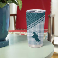 Aloha Hawaii Cowboys Paniolo Tumbler Cup Teal Palaka LT7 - Polynesian Pride