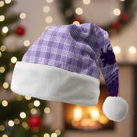 Aloha Hawaii Cowboys Paniolo Christmas Santa Hat Violet Palaka LT7 Without Fur Purple - Polynesian Pride