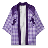 Aloha Hawaii Cowboys Paniolo Kimono Violet Palaka - Polynesian Pride