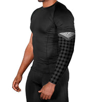Aloha Hawaii Cowboys Paniolo Arm Sleeves Black Palaka LT7 - Polynesian Pride