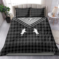Aloha Hawaii Cowboys Paniolo Bedding Set Black Palaka LT7 - Polynesian Pride