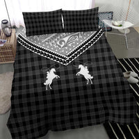 Aloha Hawaii Cowboys Paniolo Bedding Set Black Palaka LT7 - Polynesian Pride