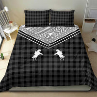 Aloha Hawaii Cowboys Paniolo Bedding Set Black Palaka LT7 - Polynesian Pride