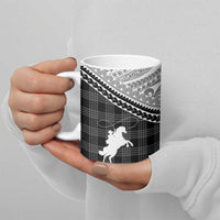 Aloha Hawaii Cowboys Paniolo Ceramic Mug Black Palaka LT7 - Polynesian Pride