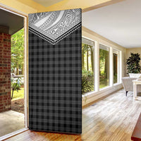 Aloha Hawaii Cowboys Paniolo Door Cover Black Palaka - Polynesian Pride
