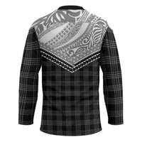 Aloha Hawaii Cowboys Paniolo Hockey Jersey Black Palaka LT7 - Polynesian Pride