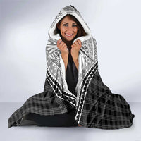 Aloha Hawaii Cowboys Paniolo Hooded Blanket Black Palaka LT7 - Polynesian Pride