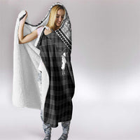 Aloha Hawaii Cowboys Paniolo Hooded Blanket Black Palaka LT7 - Polynesian Pride