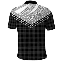 Aloha Hawaii Cowboys Paniolo Polo Shirt Black Palaka - Polynesian Pride