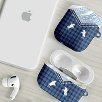 Aloha Hawaii Cowboys Paniolo AirPods Case Navy Blue Palaka LT7 - Polynesian Pride