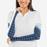 Aloha Hawaii Cowboys Paniolo Arm Sleeves Navy Blue Palaka - Polynesian Pride