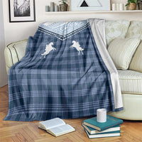 Aloha Hawaii Cowboys Paniolo Blanket Navy Blue Palaka - Polynesian Pride