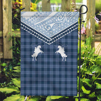 Aloha Hawaii Cowboys Paniolo Garden Flag Navy Blue Palaka LT7 Garden Flag Navy - Polynesian Pride