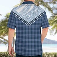 Aloha Hawaii Cowboys Paniolo Hawaiian Shirt Navy Blue Palaka LT7 - Polynesian Pride