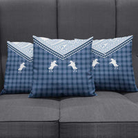Aloha Hawaii Cowboys Paniolo Pillow Cover Navy Blue Palaka LT7 - Polynesian Pride