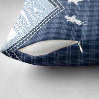 Aloha Hawaii Cowboys Paniolo Pillow Cover Navy Blue Palaka LT7 - Polynesian Pride