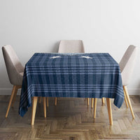 Aloha Hawaii Cowboys Paniolo Tablecloth Navy Blue Palaka LT7 - Polynesian Pride