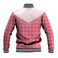 Aloha Hawaii Cowboys Paniolo Baseball Jacket Rose Palaka - Polynesian Pride