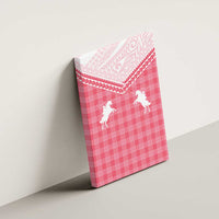 Aloha Hawaii Cowboys Paniolo Canvas Wall Art Rose Palaka - Polynesian Pride