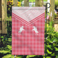 Aloha Hawaii Cowboys Paniolo Garden Flag Rose Palaka LT7 Garden Flag Pink - Polynesian Pride