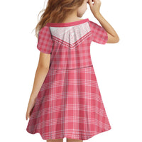 Aloha Hawaii Cowboys Paniolo Kid Short Sleeve Dress Rose Palaka - Polynesian Pride