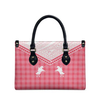 Aloha Hawaii Cowboys Paniolo Leather Bag Rose Palaka LT7 - Polynesian Pride
