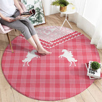 Aloha Hawaii Cowboys Paniolo Round Carpet Rose Palaka - Polynesian Pride