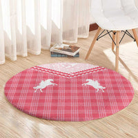 Aloha Hawaii Cowboys Paniolo Round Carpet Rose Palaka - Polynesian Pride