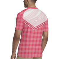 Aloha Hawaii Cowboys Paniolo Rugby Jersey Rose Palaka - Polynesian Pride