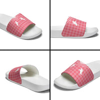 Aloha Hawaii Cowboys Paniolo Slide Sandals Rose Palaka LT7 - Polynesian Pride