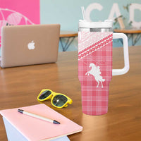 Aloha Hawaii Cowboys Paniolo Tumbler With Handle Rose Palaka - Polynesian Pride