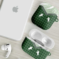 Aloha Hawaii Cowboys Paniolo AirPods Case Forest Green Palaka LT7 - Polynesian Pride