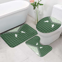 Aloha Hawaii Cowboys Paniolo Bathroom Set Forest Green Palaka LT7 - Polynesian Pride