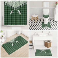 Aloha Hawaii Cowboys Paniolo Bathroom Set Forest Green Palaka LT7 - Polynesian Pride