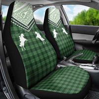 Aloha Hawaii Cowboys Paniolo Car Seat Cover Forest Green Palaka LT7 - Polynesian Pride