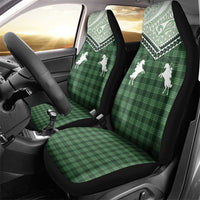 Aloha Hawaii Cowboys Paniolo Car Seat Cover Forest Green Palaka LT7 - Polynesian Pride