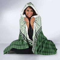 Aloha Hawaii Cowboys Paniolo Hooded Blanket Forest Green Palaka LT7 - Polynesian Pride