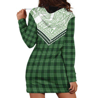 Aloha Hawaii Cowboys Paniolo Hoodie Dress Forest Green Palaka LT7 - Polynesian Pride