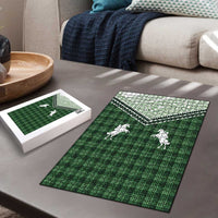Aloha Hawaii Cowboys Paniolo Puzzle Forest Green Palaka LT7 - Polynesian Pride