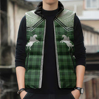 Aloha Hawaii Cowboys Paniolo Sleeveless Puffer Jacket Forest Green Palaka - Polynesian Pride