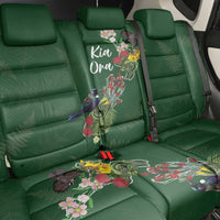 Kia Ora New Zealand Floral Back Car Seat Cover Sage Green - Polynesian Pride