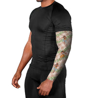 Beige Palaka Hula Girls Seamless Hawaii Aloha Arm Sleeves LT7 - Polynesian Pride