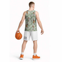 Mint Palaka Hula Girls Seamless Hawaii Aloha Basketball Jersey - Polynesian Pride